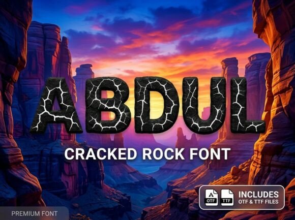 Abdul: A Stunning Decorative Display Typeface for Bold Creators