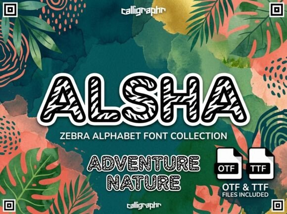 Alsha: The Decorative Display Typeface for Bold Creators
