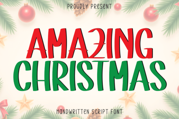 Amazing Christmas Font: A Touch of Handwritten Magic