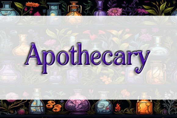 Apothecary Display Font: Distinctive Typography for Modern Design