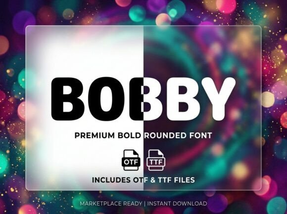 Bobby: A Decorative Display Font for Bold Creators