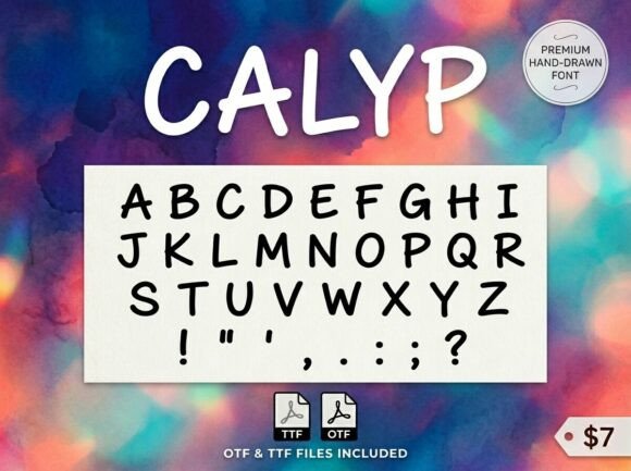 Calyp: A Striking Decorative Display Typeface for Bold Designs
