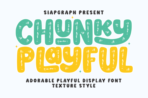 Chunky Playful Texture: A Dreamy Bubble Display Font