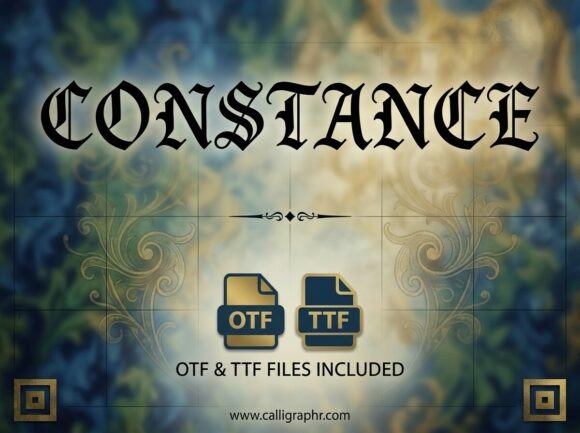 Constance: Bold Display Typography for Creative Impact