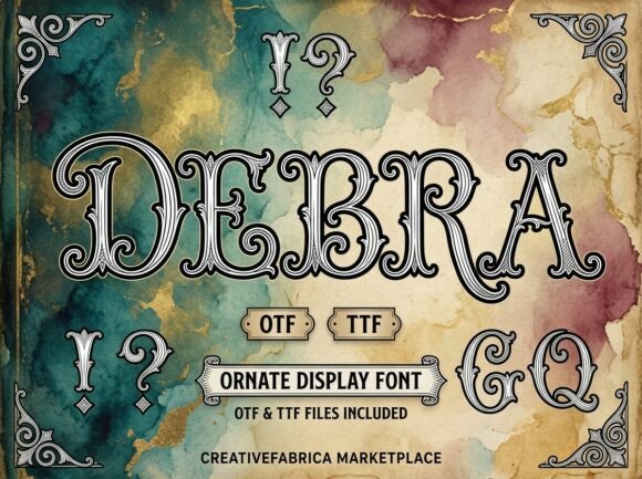 Debra: A Stunning Decorative Display Font