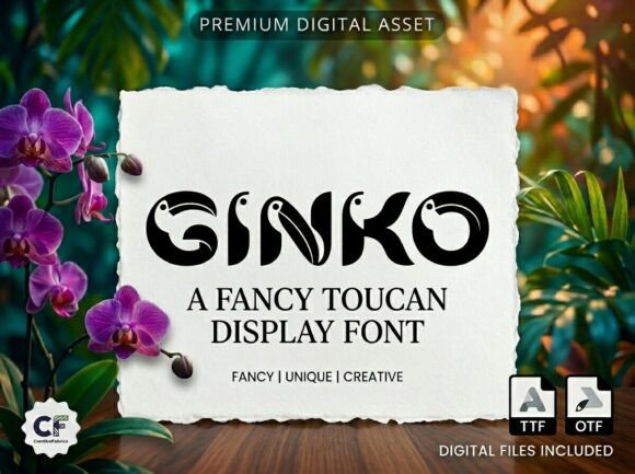 Discover Ginko: The Display Font with a Tropical Soul