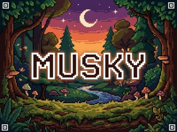 Discover Musky: A Bold Decorative Display Typeface