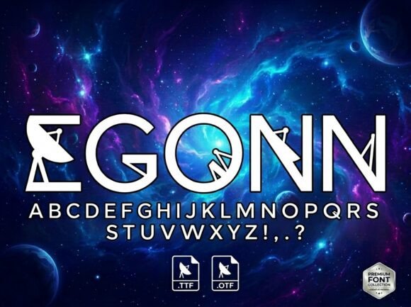 Egonn: A Decorative Display Font for Bold, Artistic Projects