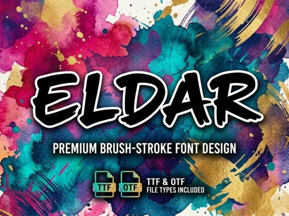 Eldar: A Display Font for Bold, Artistic Projects