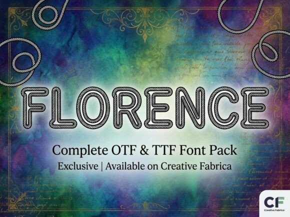Florence: A Nautical Display Font with Artisan Charm