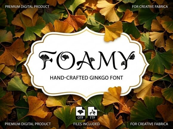 Foamy: A Display Font for Bold and Artistic Designs