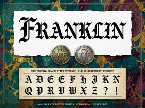 Franklin: The All-Caps Display Font for Bold Headlines
