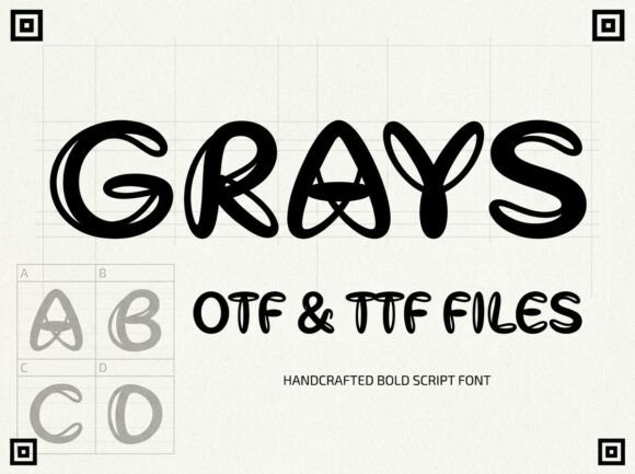 Grays: A Stunning Display Font for Bold Visual Statements