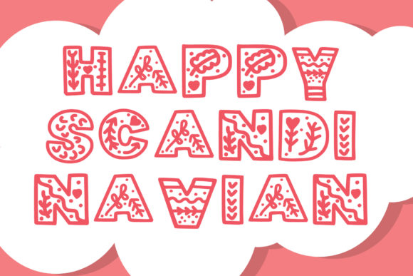 Happy Scandinavian: A Jolly Display Typeface for Creative Projects