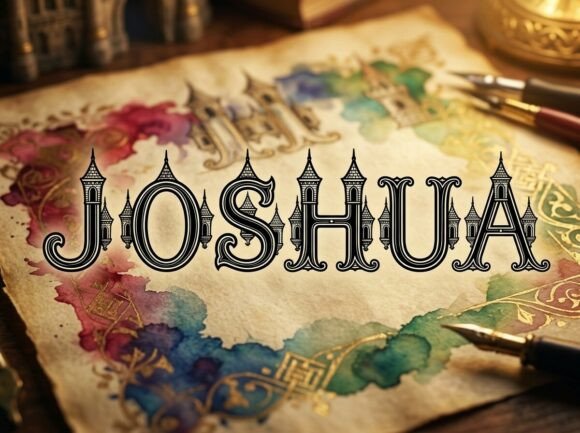 Joshua: A Majestic Display Font for Fantasy Design