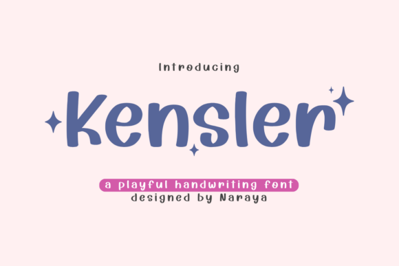 Kensler: A Handwriting Font That Adds Instant Artistry