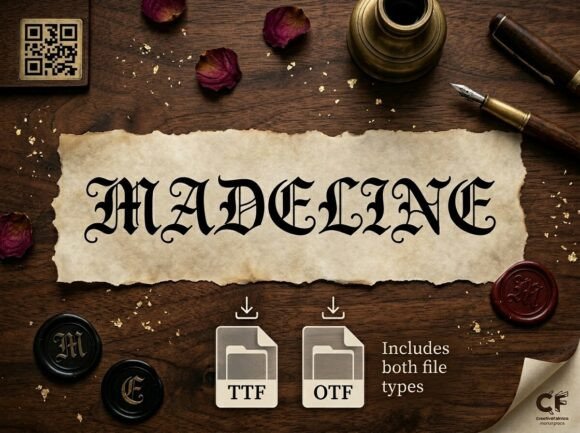 Madeline: A Stunning Decorative Display Typeface