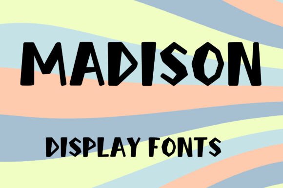 Madison: A Bold Geometric Display Font for Modern Design