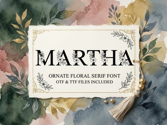 Martha: A Bold Display Typeface for Impactful Designs