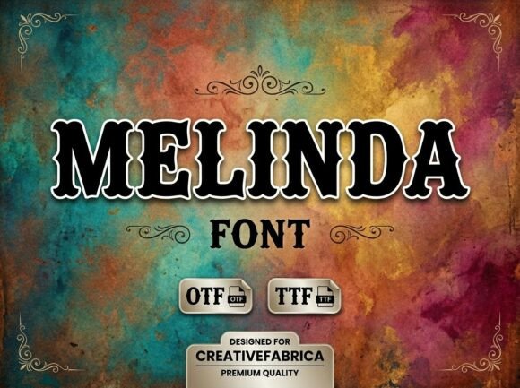 Melinda: A Stunning Decorative Display Font for Bold Creatives