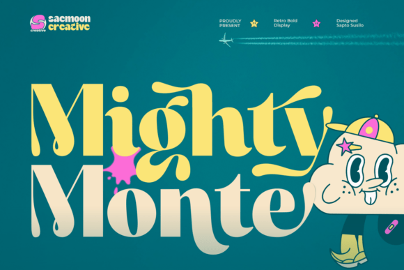 Mighty Monte: A Playful Retro Font for Bold Design