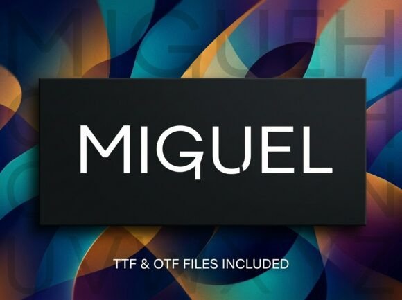 Miguel: A Striking Display Typeface for Bold Creativity