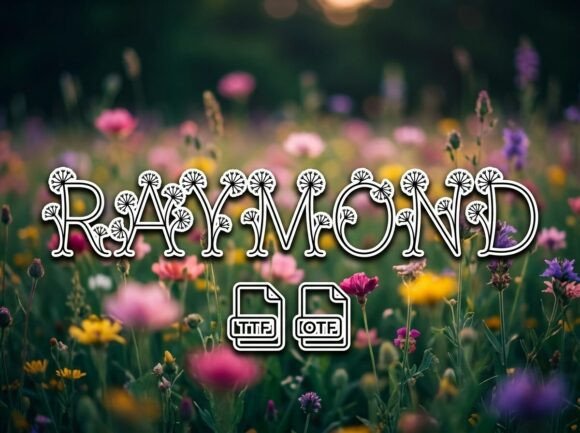 Raymond: A Bold Decorative Font for Impactful Designs